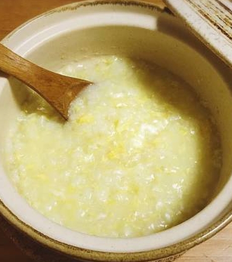 ბრინჯის ფაფა კვერცხით