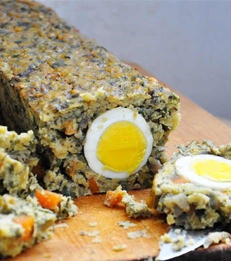 გამომცხვარი ოსპი, ბოსტნეული და სოკო